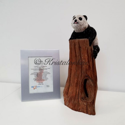 Swarovski Kristal | H.Q. Starline | Panda op tak | HQ0013807L
